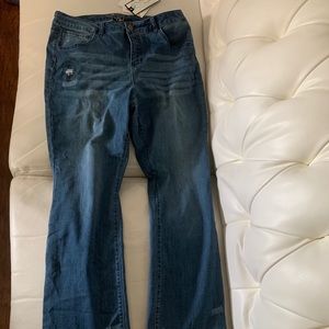 NWT Women with control bootleg demin jeans